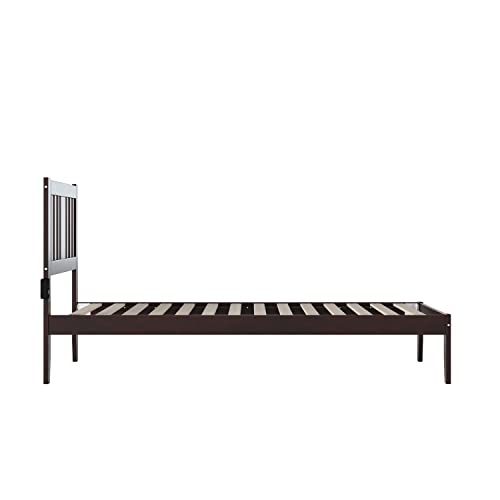 Afi, Tahoe Solid Wood Platform Bed With Attachable Usb Charger, Twin Xl, Espresso #TOP5