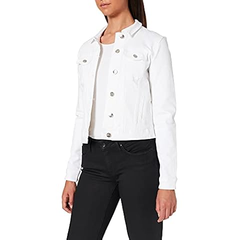 Chaqueta vaquera blanca Only NOS Onltia Dnm Jacket para mujer Cover
