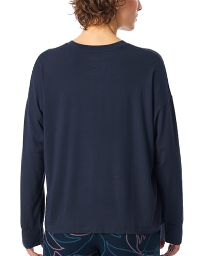 Chemise de nuit à manches longues en modal Schiesser Mix + Relax