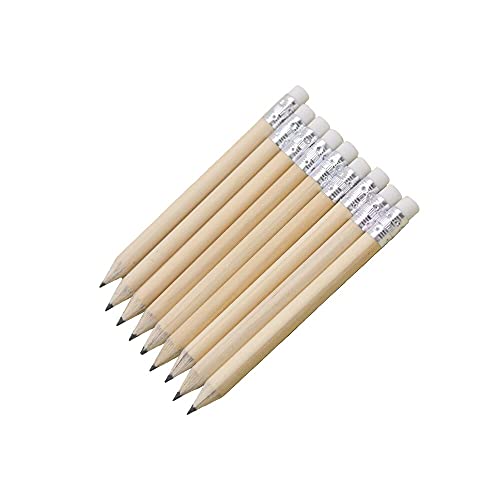 Crayons personnalisés en bois de 10 cm pour filles, garçons et instituteurs en lot de 60