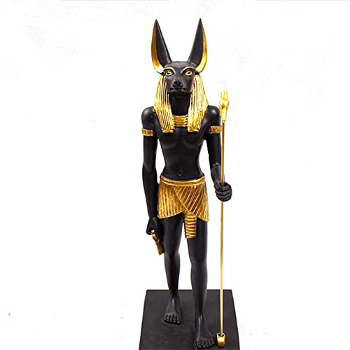 Amazon.co.jp: 古代エジプト神話フィギュア死神アヌビス装飾像家の装飾 