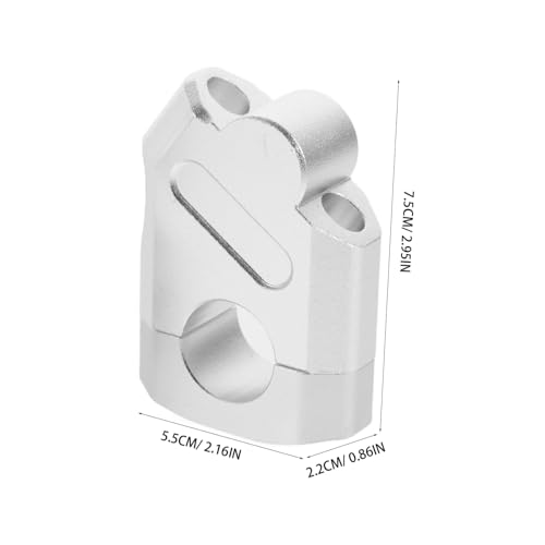 Réhausseur guidon ajustable en aluminium CNC taillé dans la masse
