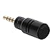 immagine 2Oumij Microfono Mini EY-630A Microfono Portatile da 3,5 mm Jack per la Registrazione del Condensatore Microfono per Smartphone Mobile(Quadrupole Mono)
