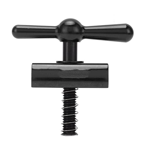 AKLOSIPY Plegable para Manillar de Grifo, Hebilla C para Piezas de Bicicleta Anodizadas Ligeras (Black)