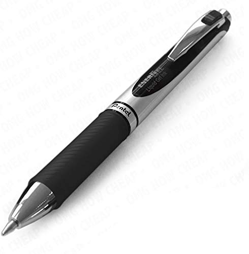 Bolígrafo retráctil Pentel EnerGel XM BL77 0.7mm negro