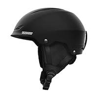 Findway Ski Helmet Snowboard Helmet for Men, Women & Youth, Snow Helmet with Adjustable Vents Compatible with Goggles, Winter Snow Sports for Snowboarding Skiing Snowmobile,Black