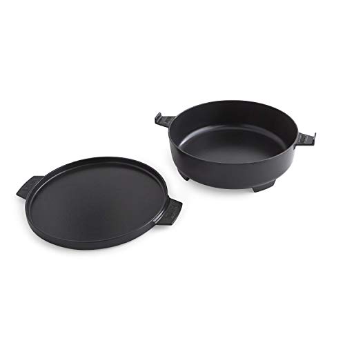 Olla de Hierro Fundido Weber Dutch Oven 2 en 1 Gourmet BBQ 3