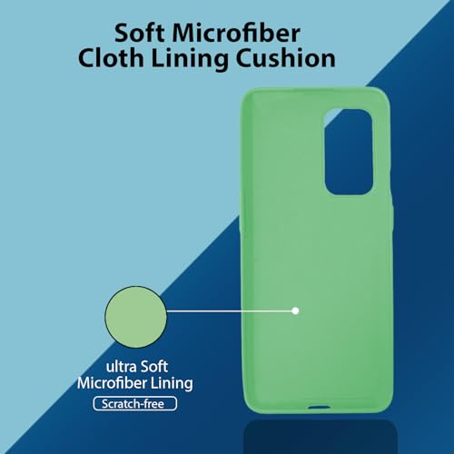 Image of LIRAMARK Liquid Silicone Soft Back Cover Case for OnePlus 9 /1+9 (Mint Green)