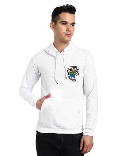 Sweat à capuche homme imprimé coupe normale avec poche kangourou BAGHADBILLO