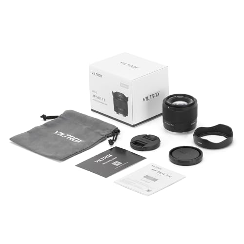 VILTROX AF 56mm F1.7 E Mount Lens for Sony, 56mm f/1.7 APS-C Auto Focus Prime Lens for Sony E Mount Mirrorless Cameras a6000 ZV-E10 a6600 a6400 a6700 a6300 a6100 a5000 a7iv a9 a7C a7S