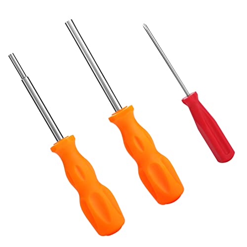 Prasacco Jeu de 3 tournevis de sécurité Gamebit - 3,8 mm et 4,5 mm - Tournevis de sécurité et tournevis de 2,5 mm - Pour cartouches de jeu Super Nintendo, SNES, N64