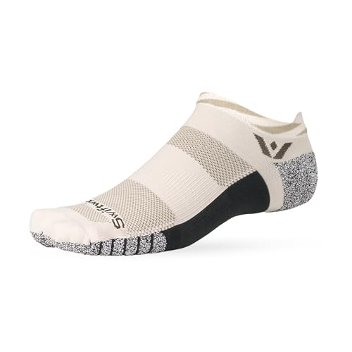Image of Swiftwick Flite XT No Show Running Socks for Men & Women - Moisture Wicking Golf & Fitness Socks with Non Slip Support