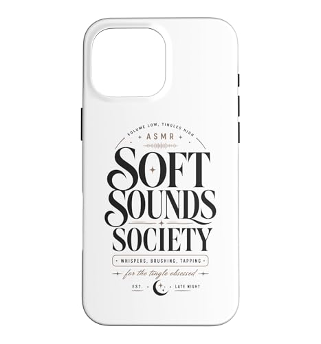 Soft Sounds Society ASMR Whispers �u���b�V���O�^�b�s���O �X�}�z�P�[�X iPhone 16 Pro Max �p