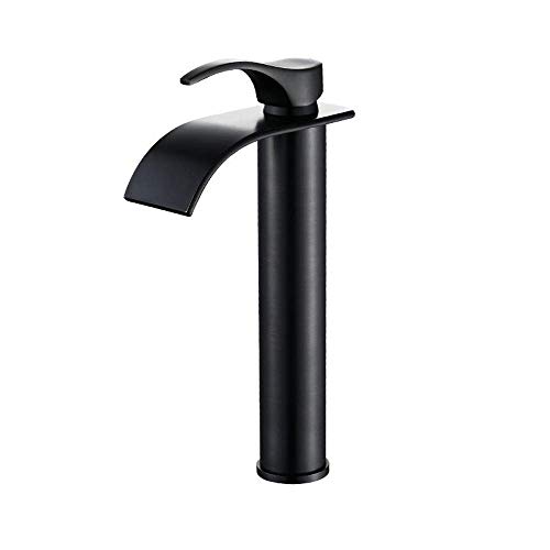 Robinet de lavabo antique en bronze noir pour éliminer les fuites et éclaboussures