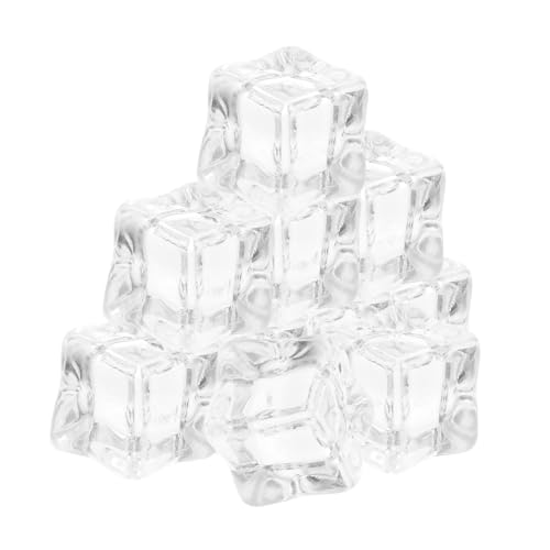 Cubitos de hielo simulados de acrílico transparente para rellenar jarrones y decoración fiestas 2