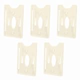 Naroote 5 Stück Windschutzscheiben-Kartenhalter für die Fahrzeugverwaltung, Einfach zu Installierende Kartenhülle – ABSSize-Kartenorganisation (mit Saugnapf)