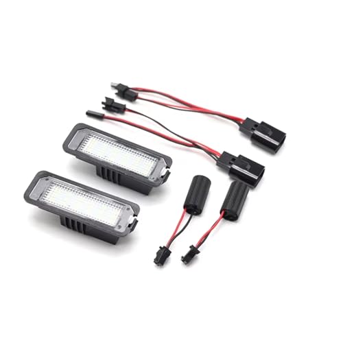 Luz de matrícula de alta visibilidad para VW Golf MK7, Polo y Beetle 4