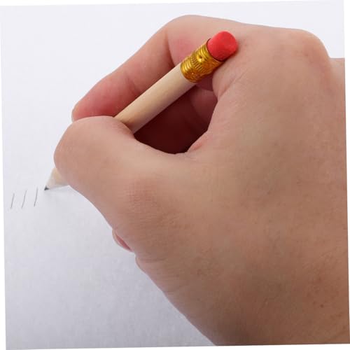 50 lápices de madera con borrador rojo Golf para dibujo miniatura 7