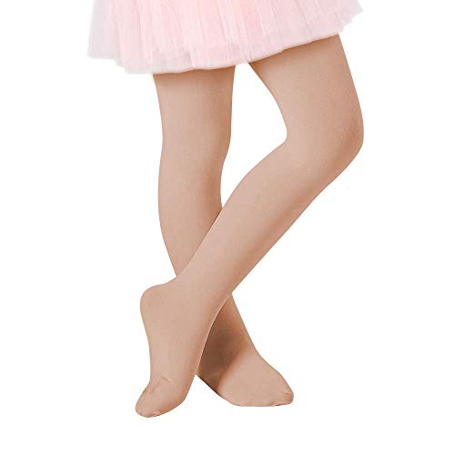 Century Star 4 Pairs Ballet Tights for Girls - Toddler Dance Tights & Stockings for School Uniform & Leggings2
