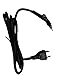 YOURSPARES Haarglätter Kabel für Glätteisen und Lockenstäbe, Schwarz, Kabelgebunden, Glätten und Locken, Alle Haartypen, Haarglätter