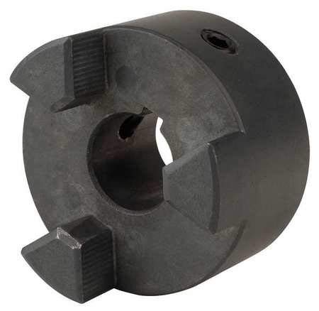 Jaw Coupling Hub, L075, Sintered Iron, 5/8