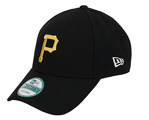 Men s Pittsburgh Pirates New Era Black League 9FORTY Adjustable Hat