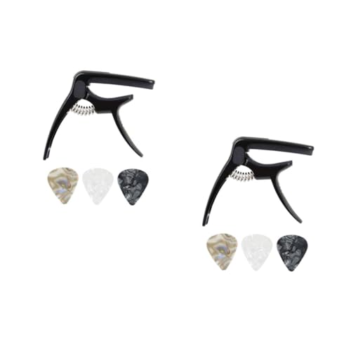 SUPVOX Guitar Sandhi Clip Metal Sandhi Clamp Classical Guitar Capo Accurate Tuning Luxurious Appearance