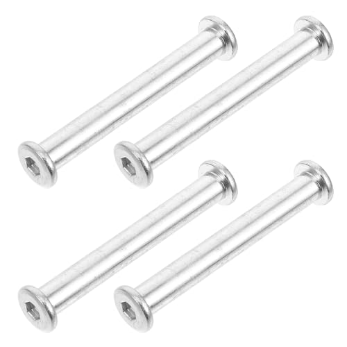 Cabilock 4 Vis Métalliques en Acier Argenté pour Pied et Poignée de Parasol de Terrasse, Lot de...