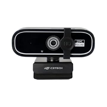 Webcam C3Tech QHD 2K 2560×1440p com Microfone