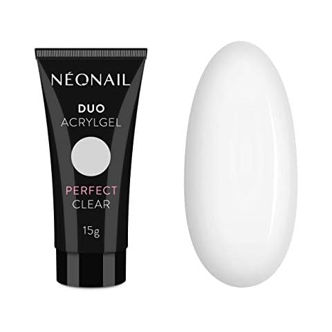 NeoNail Duo Acrylic Gel 15 g Nail Extension Artificial Nails Nail Modelling Builder Gel (Perfect Clear) Cover