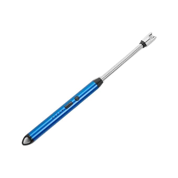 Electric Lighter USB Plasma Lighter with LED Battery Display Safety Switch Power Indicator,Longer Flexible Neck for Camping Candle Cooking-image-17