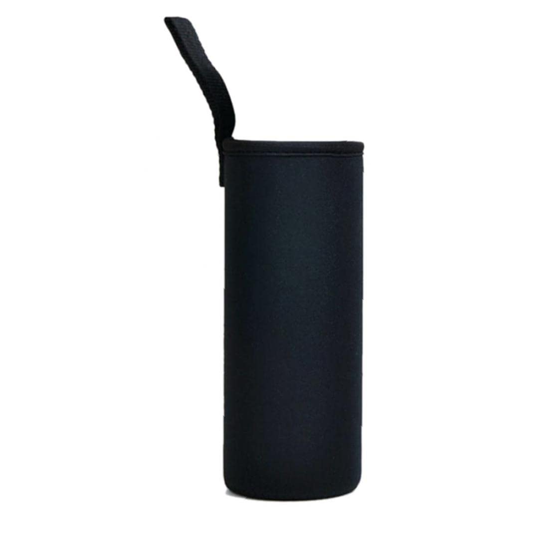 Ericetion Black Water Bottle Sleeve Neoprene Carrier Nylon Bottle Sleeve Insulated Collapsible Drink Bottle Covers Carrier Pouch Bag 750Ml