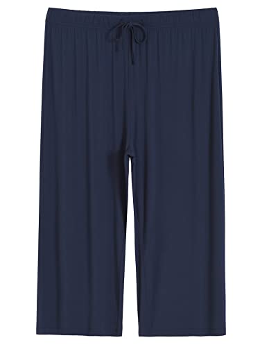 Image of Latuza Women's Plus Size Capri Pajama Pants Wide Leg