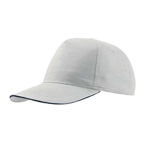 Image of Atlantis Start 5 Sandwich Cap 5 Panel - White - OS