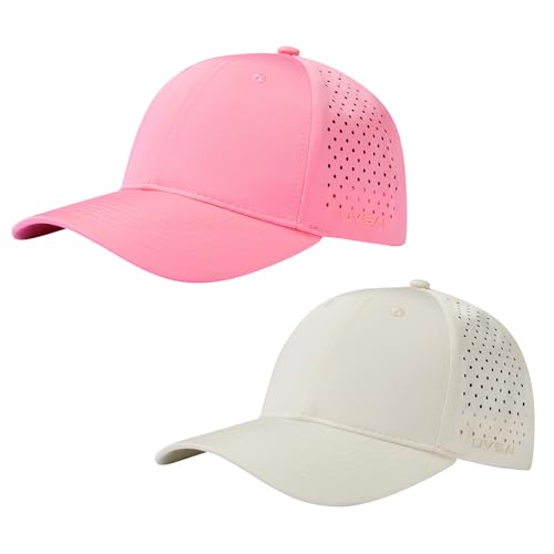 Image of UPF 50+ Performance Water Resistant Baseball Cap Lightweight Breathable Hat Golf Running Boat Hiking for Men Women