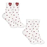 Photo Gallery zcbzbn 2 paia di calzini a cuore da donna, calzini divertenti, calzini in cotone bianco, calzini sportivi, calzini per compleanno, san valentino, anniversari, da donna, colore: bianco, bianco, 46 Photo Gallery zcbzbn 2 paia di calzini a cuore da donna, calzini divertenti, calzini in cotone bianco, calzini sportivi, calzini per compleanno, san valentino, anniversari, da donna, colore: bianco, bianco, 46