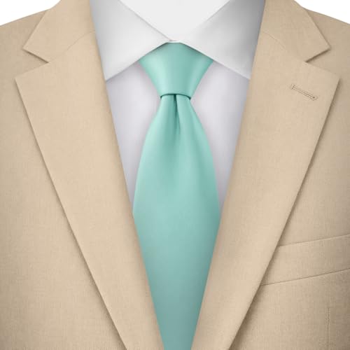 Image of Jacob Alexander Men's Extra Long Solid Color Tie