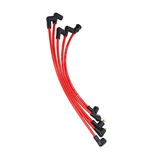 Cables de encendido para MGB 1800: juego de 5 cables de bujía HT de silicona de 8 mm