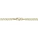 SHOP WGS 14K Solid Gold Cuban Link Chain Necklace for Men & Women - Diamond Cut Italian Real 14K Yellow Gold Curb Chain Necklace for Men with Lobster Claw Clasp Jewelry (2 MM,18