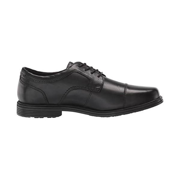 Rockport Men's Robinsyn Waterproof Cap Toe Oxford, Black, 9.5 - Image 7