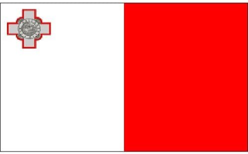 Malta 3ft x 5ft Nylon Flag - Outdoor