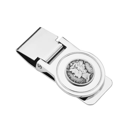 Genuine Mercury Dime Coin Money Clip