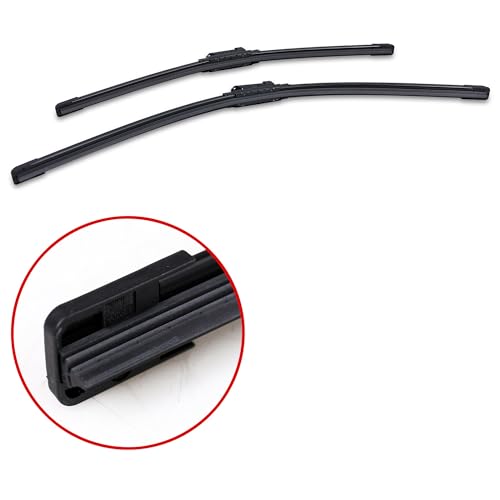 Image of BOSCH 3397007620 AeroTwin Wiper Blade Combo Pack - Set of 2 (24 inch & 19 inch) | Driver and Passenger Side Original Equipment Replacement Blades