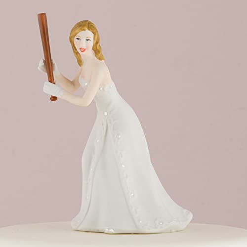 Weddingstar 8663 Bride Ready To Hit The Home Run Porcelain Figurine Cake Topper thumb #1