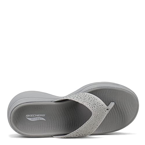 Skechers Skechers Performance Go Walk Arch FitDazzle Womens Sandal 11 BM US Grey