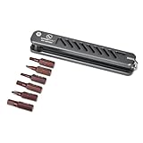 DW-02PROII Folding Tool Set with Hex Key Wrenches Stainless Steel 2.5/3/4/5mm, Phillips and Flat Head, Photography EDC Multitool Keychain Screwdriver