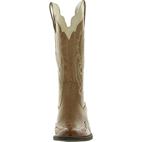 Coconuts by Matisse Womens Cisco Faux Leather Almond Toe Cowboy, Western Boots3