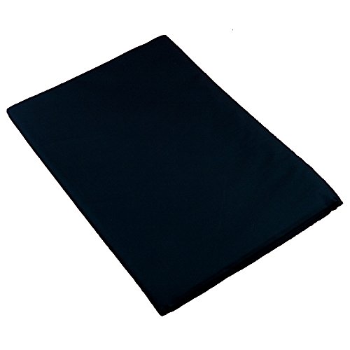 PhotoSEL BK11CB Tela de Fondo para Fotografía de Muselina y Pantalla Negro de 2m ×3m