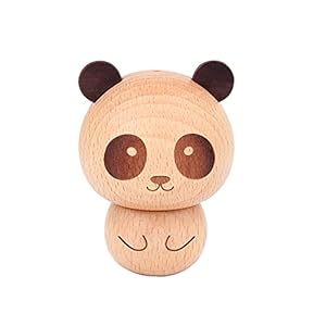 Houten Tandenstokerdoos, Tandenstokerdispenser, Cartoon Mini-panda Tandenstokerhouder, Creatieve Draagbare…