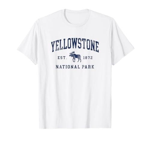 Yellowstone National Park 1872 Hiking Womens Mens Graphic T-Shirt